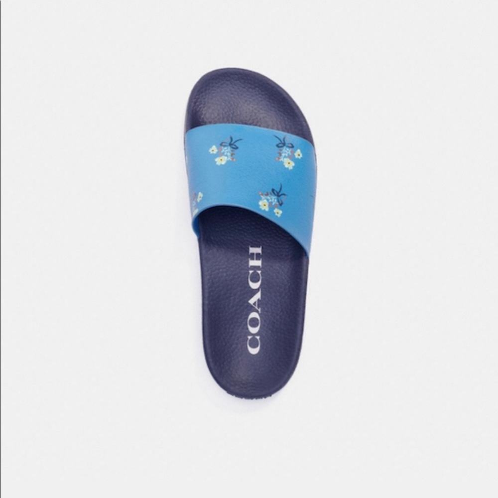 Brand New Coach Sport Slide With Ladybug Floral Print Size 8, 9, 10 - Picture 3 of 4